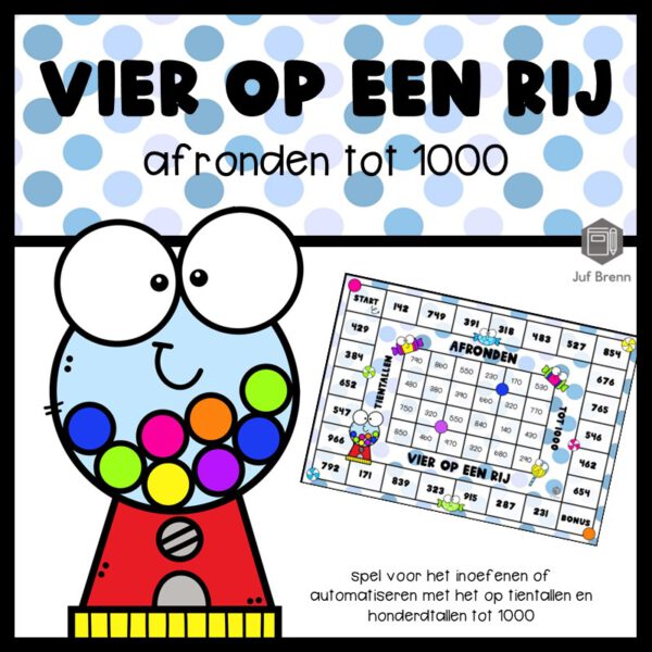 VIER OP EEN RIJ: AFRONDEN TOT 1000
