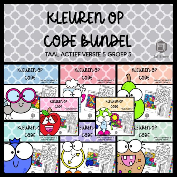 TAAL ACTIEF 5 WOORDENSCHAT KLEUREN OP CODE BUNDEL GROEP 5