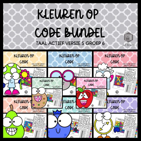 TAAL ACTIEF 5 WOORDENSCHAT KLEUREN OP CODE BUNDEL GROEP 6