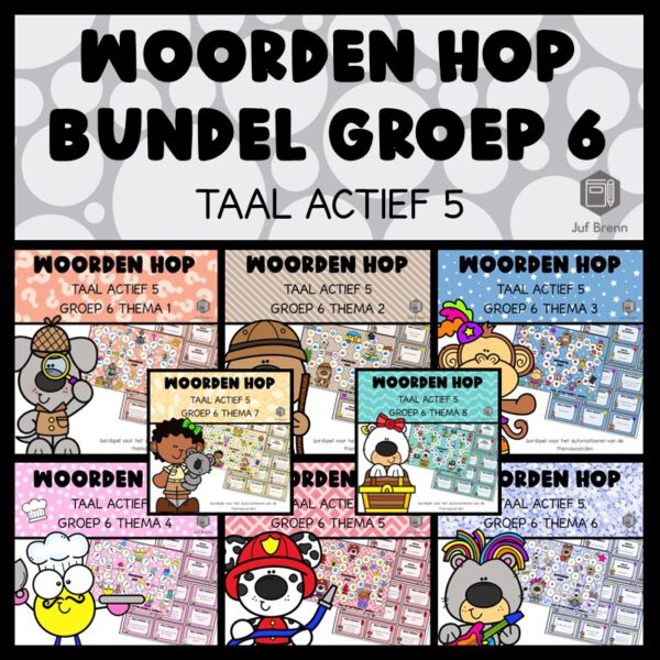 TAAL ACTIEF VERSIE 5 WOORDEN HOP BUNDEL GROEP 6