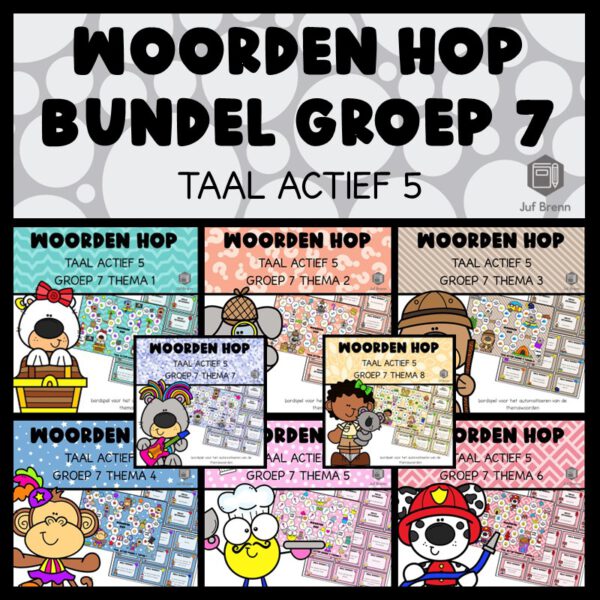 TAAL ACTIEF VERSIE 5 WOORDEN HOP BUNDEL GROEP 7