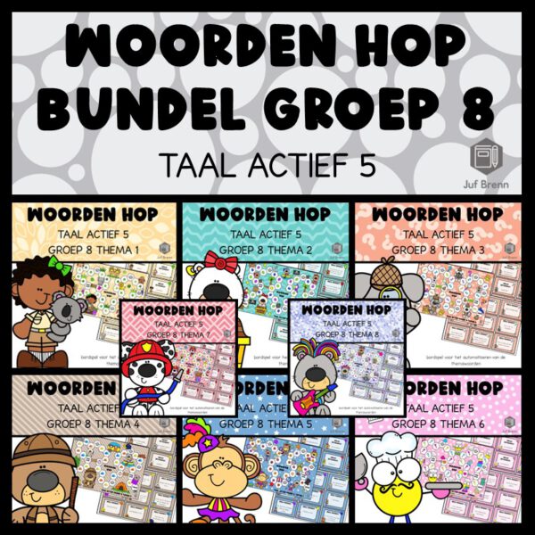 TAAL ACTIEF VERSIE 5 WOORDEN HOP BUNDEL GROEP 8