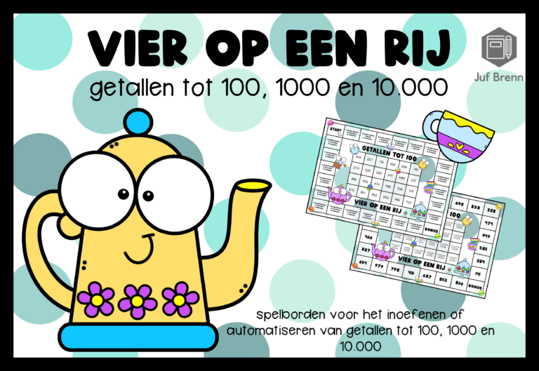 VIER OP EEN RIJ: GETALLEN