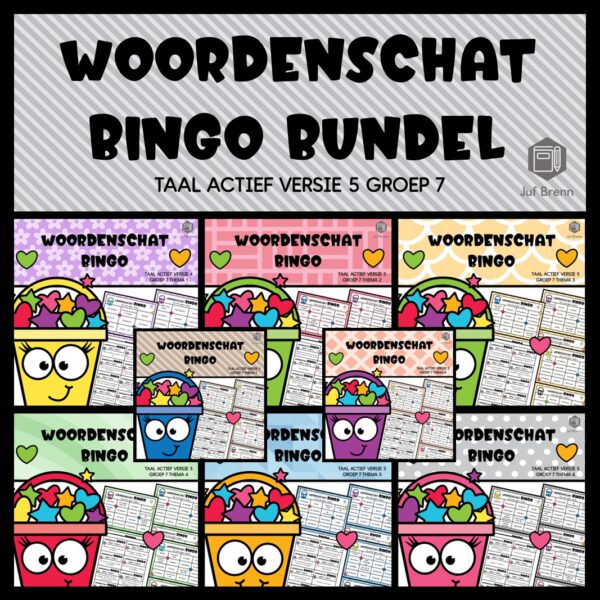 TAAL ACTIEF VERSIE 5 WOORDENSCHAT BINGO BUNDEL GROEP 7