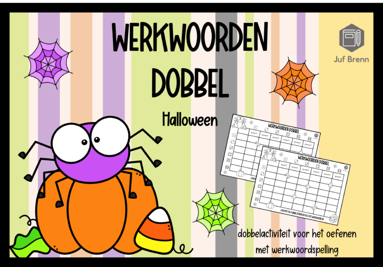 WERKWOORDENDOBBEL HALLOWEEN