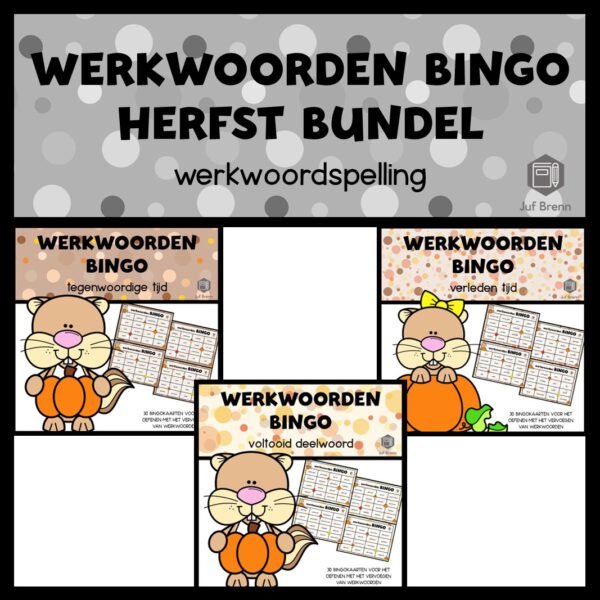 WERKWOORDENBINGO: BUNDEL FALL EDITION