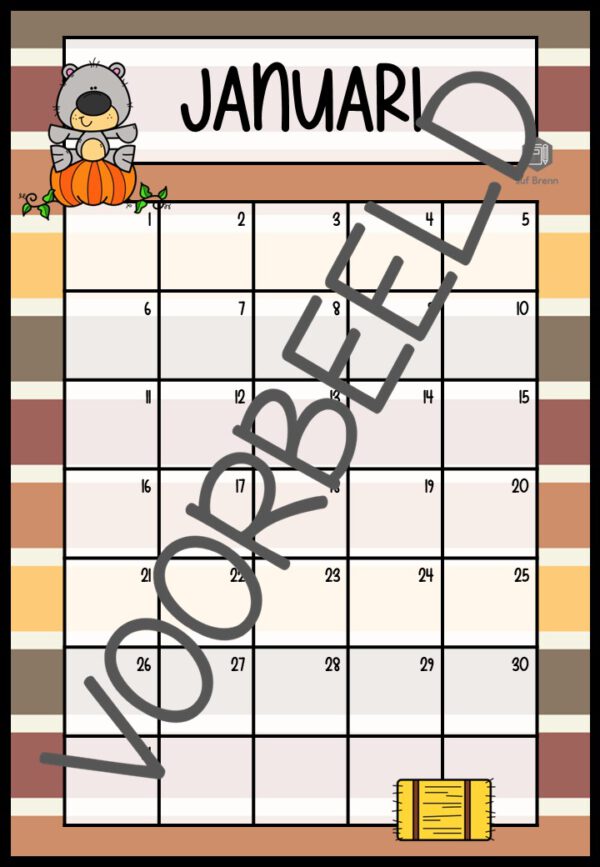 DAGRITMEKAARTEN THEMA HERFST - Afbeelding 5