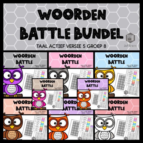 TAAL ACTIEF VERSIE 5 WOORDEN BATTLE BUNDEL GROEP 8