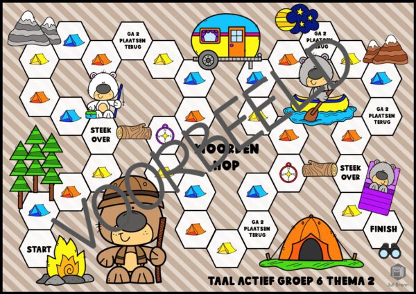 TAAL ACTIEF VERSIE 5 WOORDEN HOP GROEP 6 THEMA 2 - Afbeelding 2