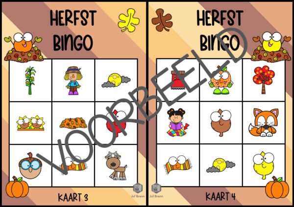 HERFST BINGO - Afbeelding 3