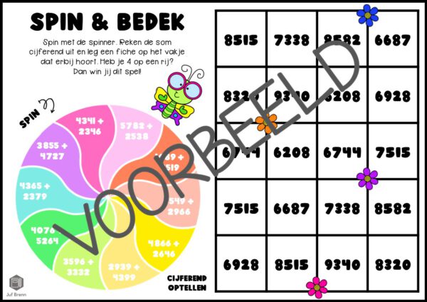 REKEN STATIONS CIJFEREND OPTELLEN & AFTREKKEN TOT GROTER DAN 1000 - Afbeelding 4