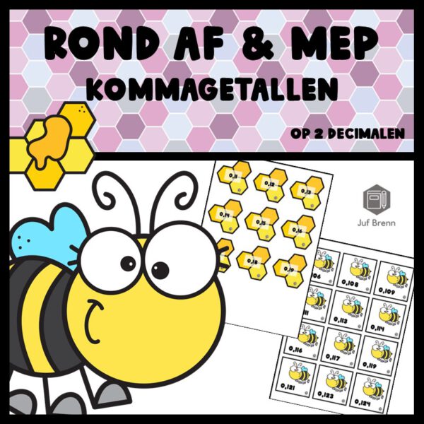 ROND AF EN MEP KOMMAGETALLEN AFRONDEN OP 2 DECIMALEN