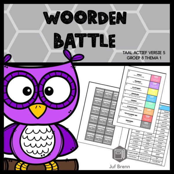 TAAL ACTIEF VERSIE 5 WOORDEN BATTLE GROEP 8 THEMA 1