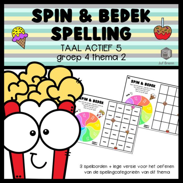 TAAL ACTIEF 5 SPELLING SPIN & BEDEK GROEP 4 THEMA 2