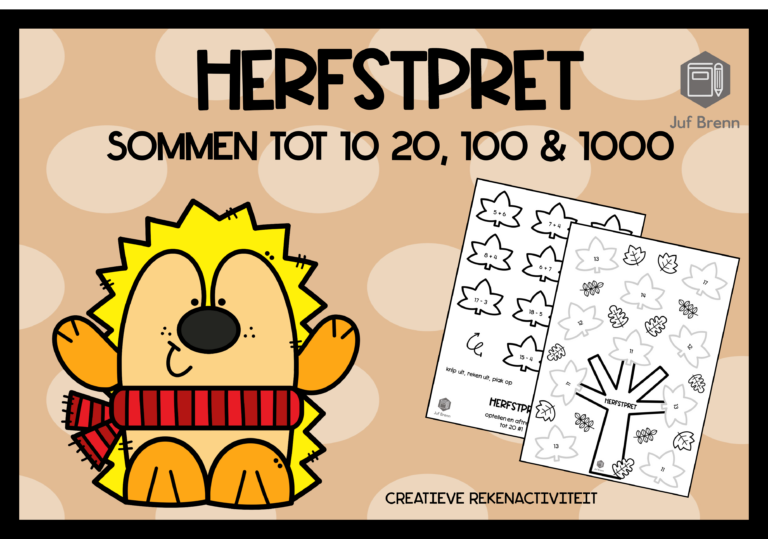 HERFSTPRET: SOMMEN TOT 10, 20, 100 & 1000