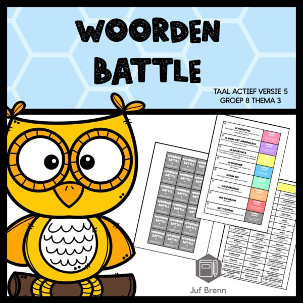 TAAL ACTIEF VERSIE 5 WOORDEN BATTLE GROEP 8 THEMA 3