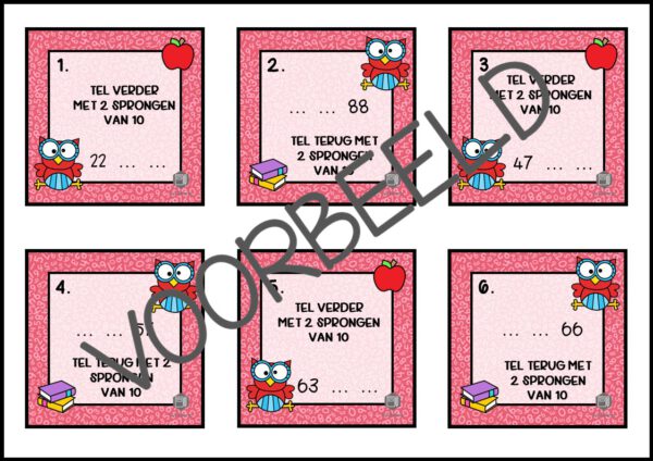 REKENEN IN DE RUIMTE WIG 5 GROEP 4 BLOK 4 SPRONGEN TOT 100 - Afbeelding 2