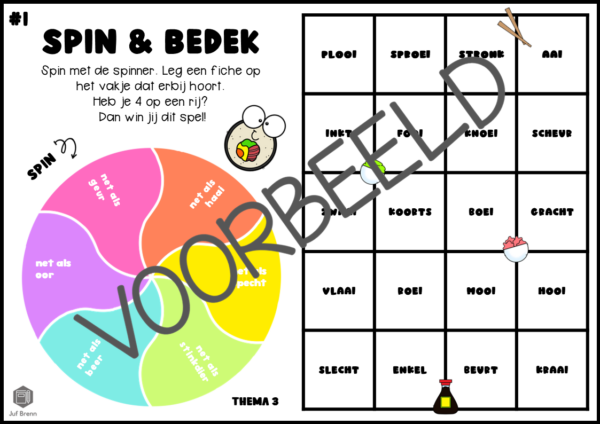 TAAL ACTIEF 5 SPELLING SPIN & BEDEK GROEP 4 THEMA 3 - Afbeelding 2