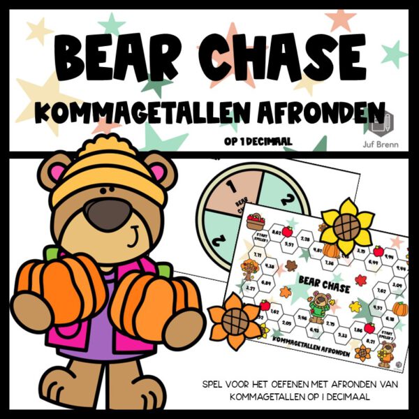 BEAR CHASE: KOMMAGETALLEN AFRONDEN OP 1 DECIMAAL