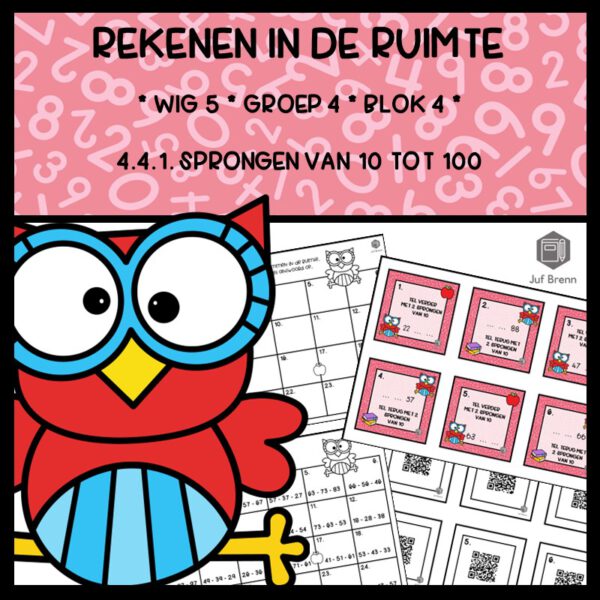REKENEN IN DE RUIMTE WIG 5 GROEP 4 BLOK 4 SPRONGEN TOT 100