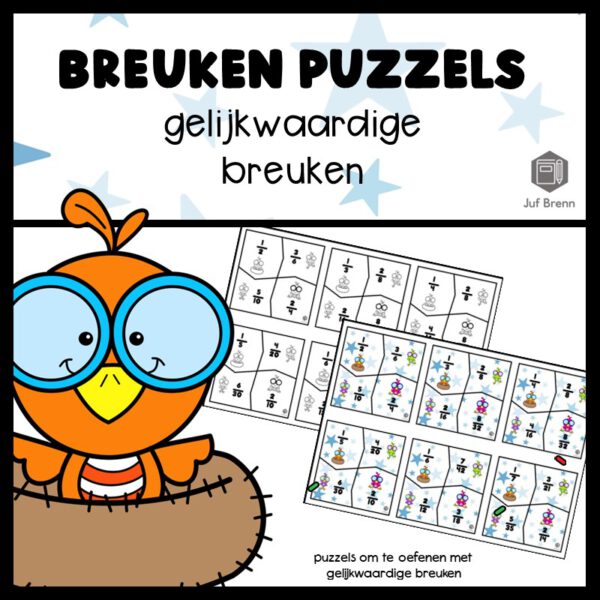 BREUKEN PUZZELS: GELIJKWAARDIGE BREUKEN