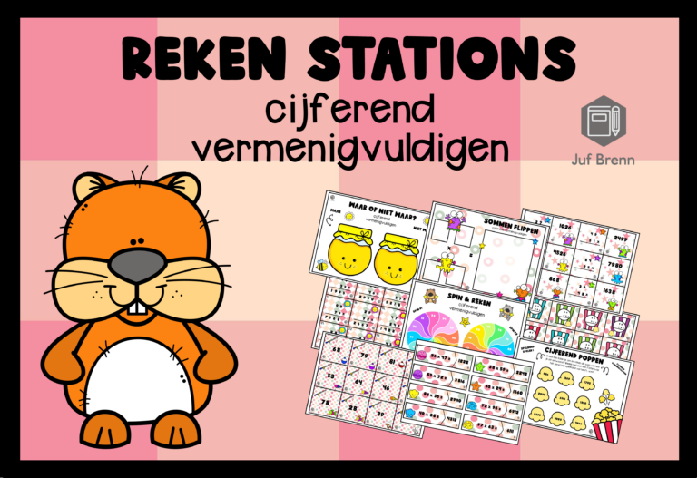 REKENSTATIONS: CIJFEREND VERMENIGVULDIGEN TE X TE