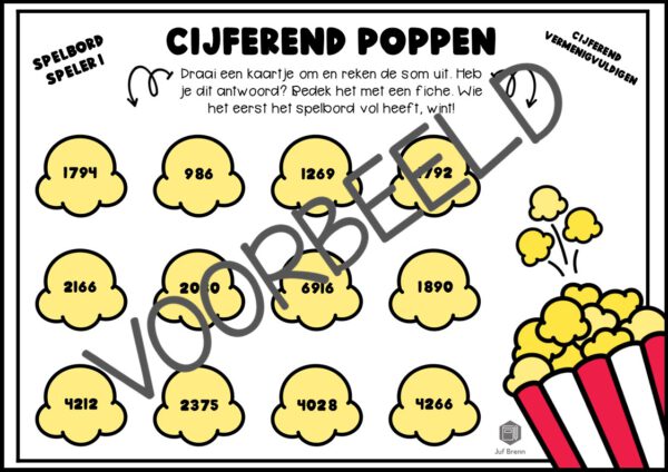 REKEN STATIONS CIJFEREND VERMENIGVULDIGEN TE X TE - Afbeelding 5