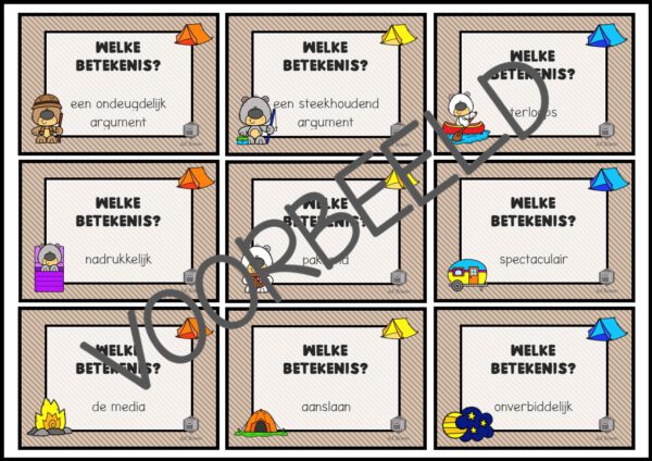TAAL ACTIEF VERSIE 5 WOORDEN HOP GROEP 8 THEMA 4 - Afbeelding 3