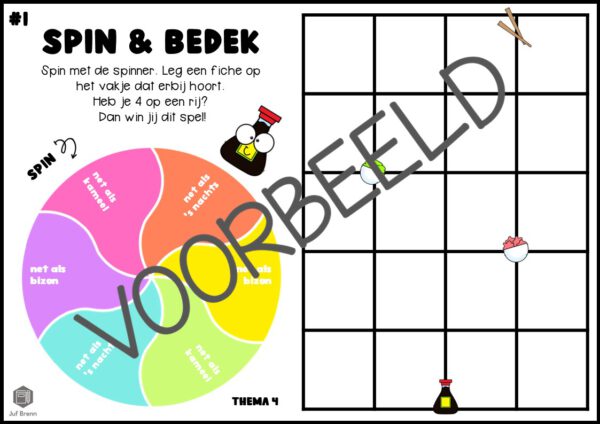 TAAL ACTIEF 5 SPELLING SPIN & BEDEK GROEP 5 THEMA 4 - Afbeelding 3