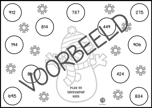 SNEEUWPRET: OPTELLEN & AFTREKKEN TOT 1000 - Afbeelding 3