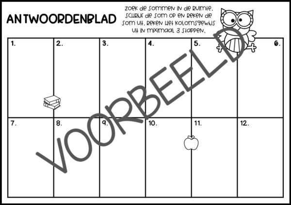 REKENEN IN DE RUIMTE WIG 5 GROEP 8 BLOK 5 KOLOMSGEWIJS DELEN - Afbeelding 3