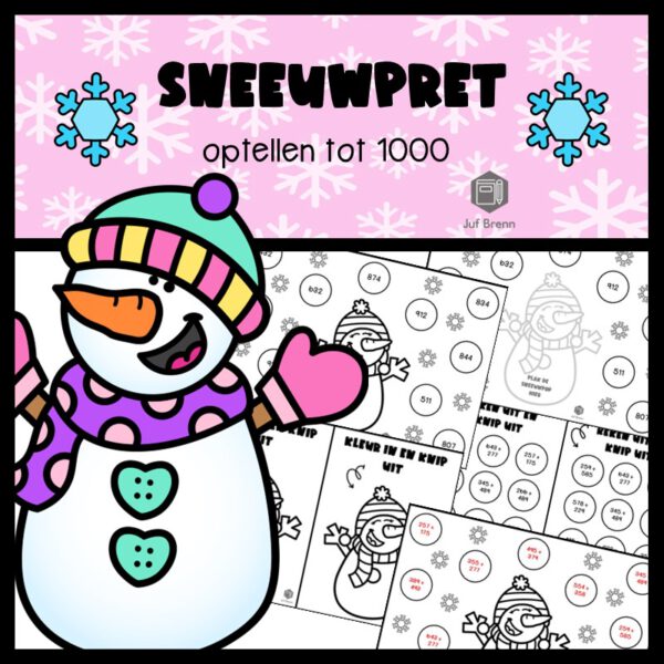 SNEEUWPRET: OPTELLEN TOT 1000