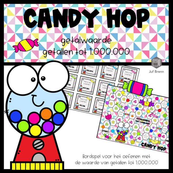 CANDY HOP: GETALWAARDE TOT 1.000.000