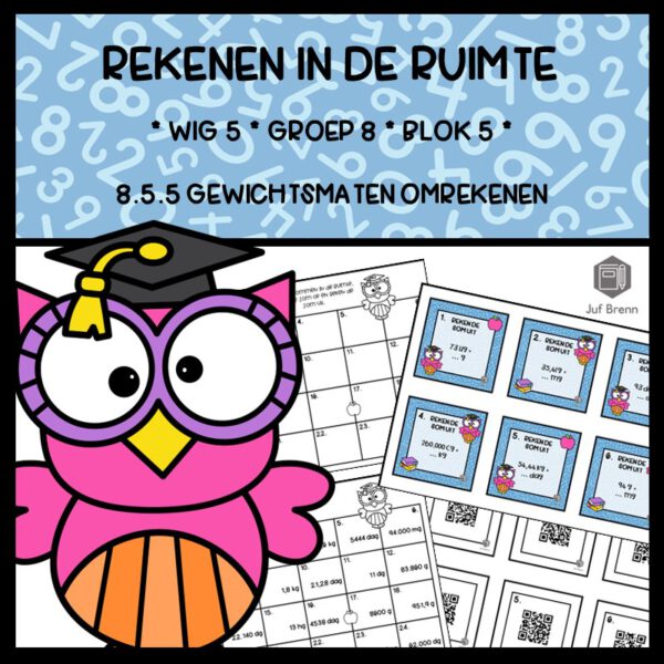 REKENEN IN DE RUIMTE WIG 5 GROEP 8 BLOK 5 GEWICHTSMATEN OMREKENEN