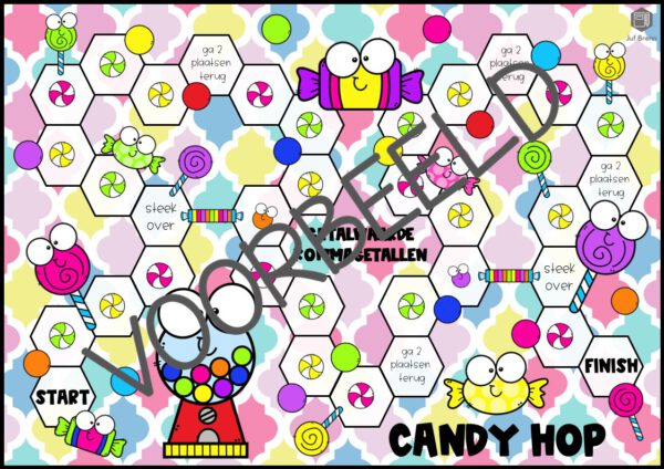 CANDY HOP: GETALWAARDE KOMMAGETALLEN 1 DECIMAAL - Afbeelding 2