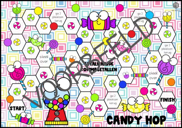 CANDY HOP: GETALWAARDE KOMMAGETALLEN 3 DECIMALEN - Afbeelding 2
