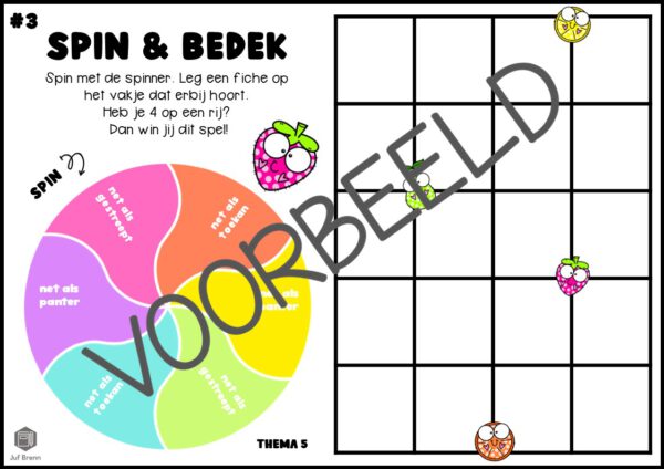 TAAL ACTIEF 5 SPELLING SPIN & BEDEK GROEP 4 THEMA 5 - Afbeelding 3