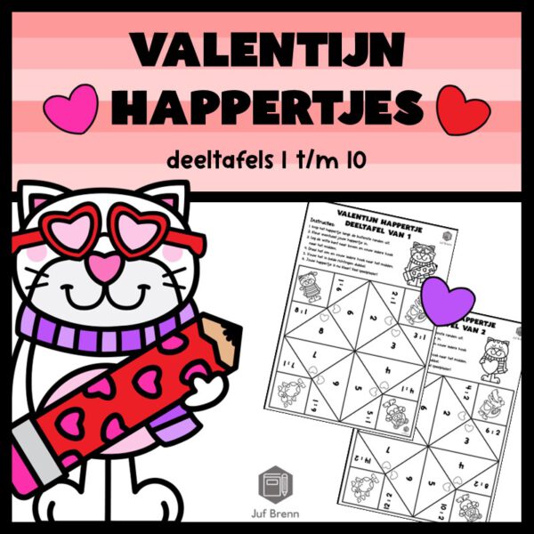VALENTIJN HAPPERTJES DEELTAFELS 1 TOT 10