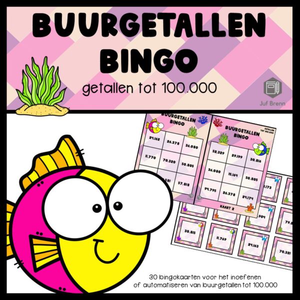 BUURGETALLEN BINGO: GETALLEN TOT 100.000