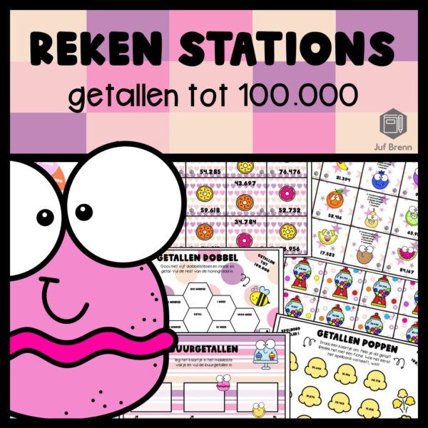 REKEN STATIONS GETALLEN TOT 100.000
