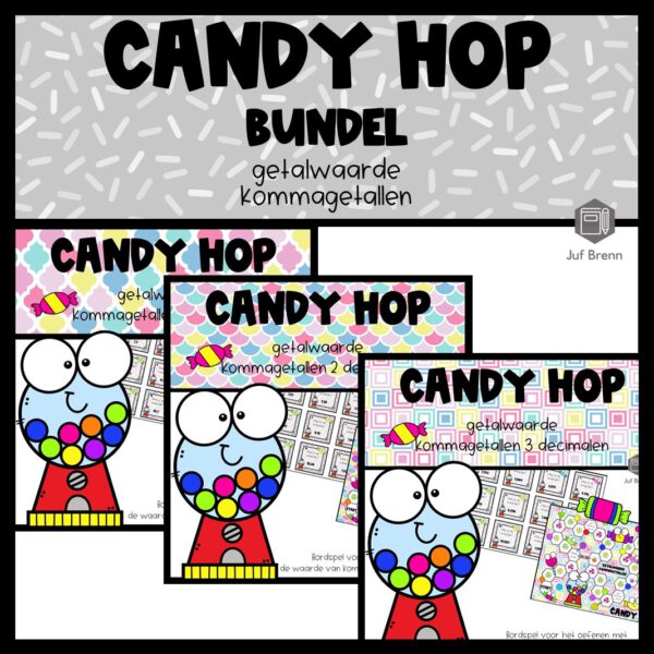CANDY HOP BUNDEL GETALWAARDE HELE GETALLEN KOMMAGETALLEN
