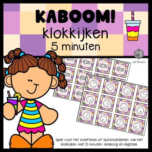 KABOOM! KLOKKIJKEN 5 MINUTEN