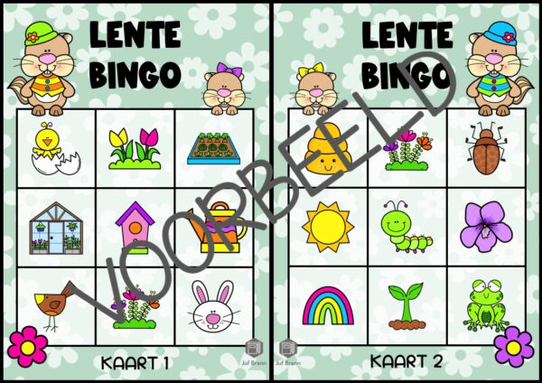 LENTE BINGO - Afbeelding 2