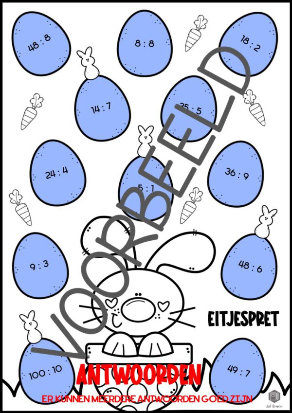 EITJESPRET: DEELTAFELS 1 T/M 10 - Afbeelding 4
