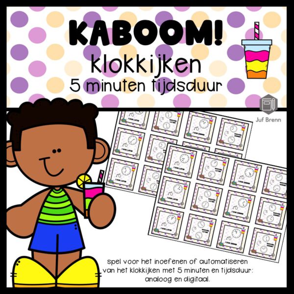 KABOOM! KLOKKIJKEN 5 MINUTEN TIJDSDUUR