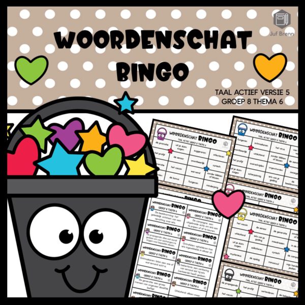 TAAL ACTIEF VERSIE 5 WOORDENSCHATBINGO GROEP 8 THEMA 6