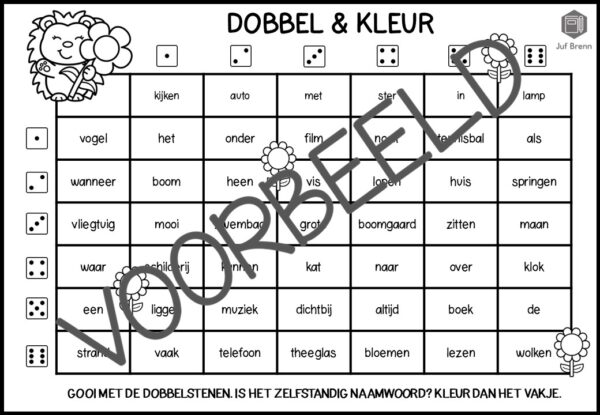 DOBBEL & KLEUR: ZELFSTANDIG NAAMWOORDEN - Afbeelding 2