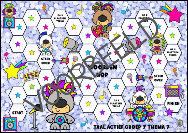 TAAL ACTIEF VERSIE 5 WOORDEN HOP GROEP 7 THEMA 7 - Afbeelding 2