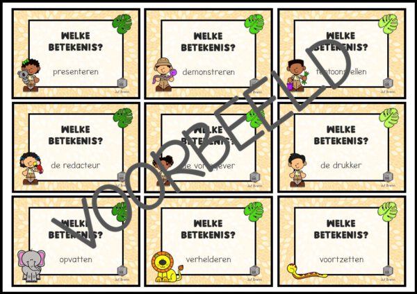 TAAL ACTIEF VERSIE 5 WOORDEN HOP GROEP 6 THEMA 7 - Afbeelding 3