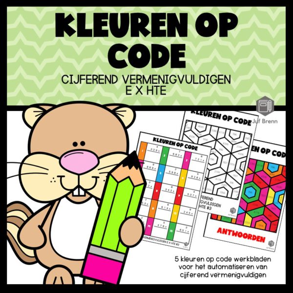 KLEUREN OP CODE CIJFEREND VERMENIGVULDIGEN E X HTE